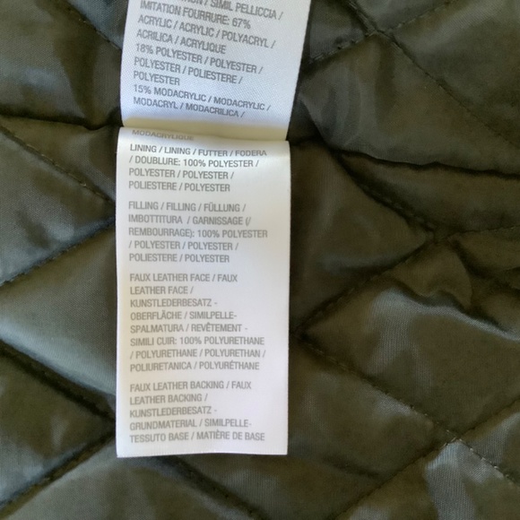 GILI Camo Hooded Anorak Jacket Olive Size 14 - Picture 12 of 15